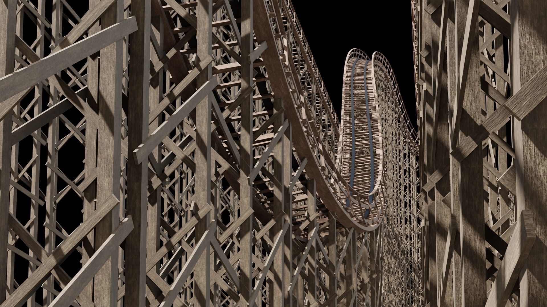 Rollercoaster 3D model_16