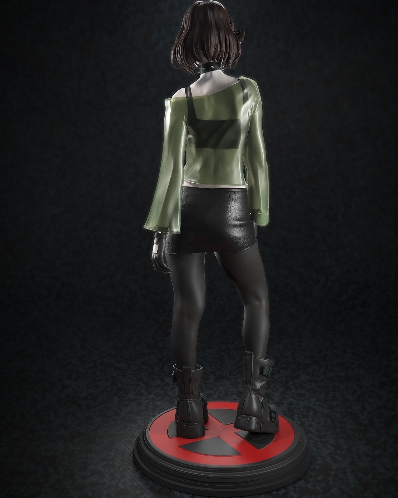 Rogue - Xmen Evolution 3D Print 3D print model_4