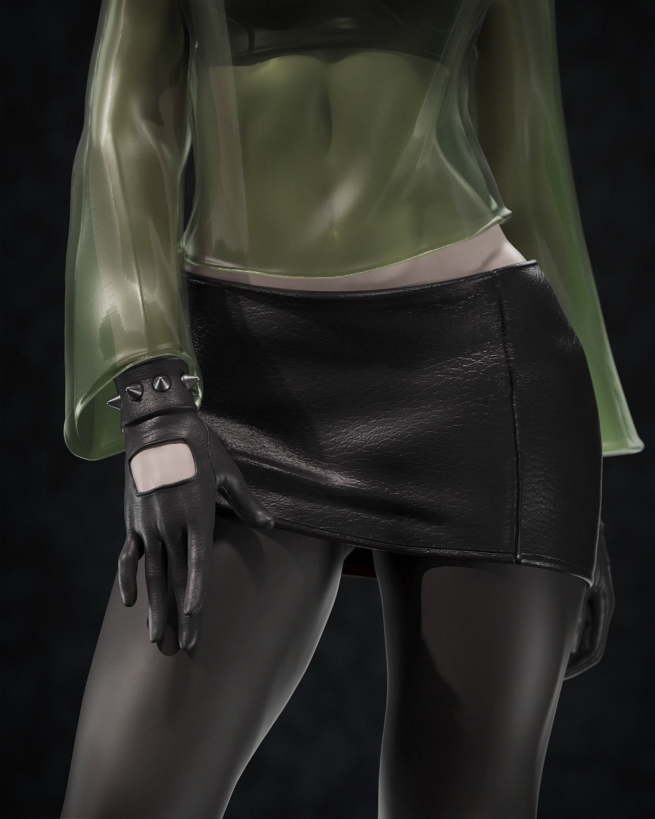 Rogue - Xmen Evolution 3D Print 3D print model_1
