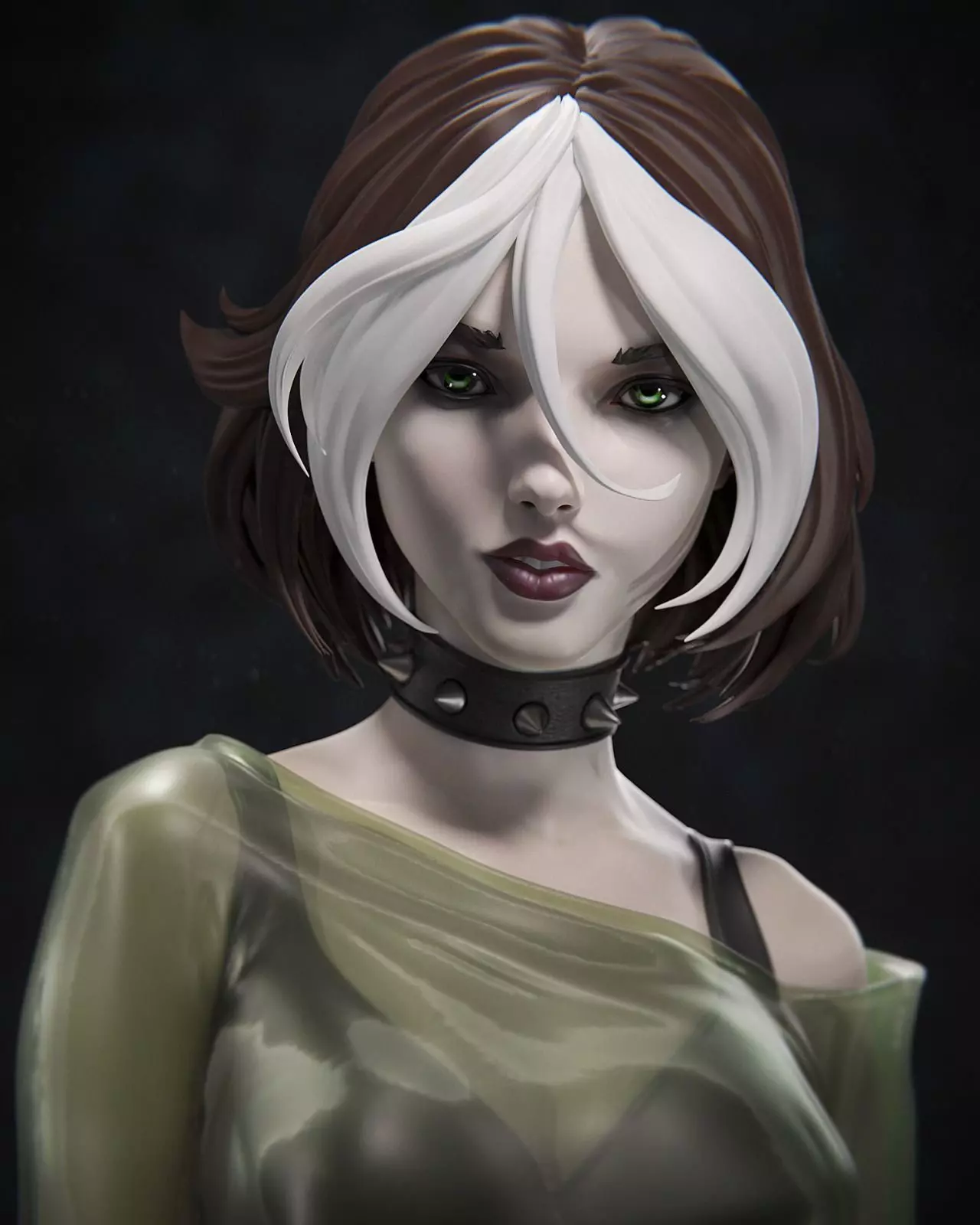 Rogue - Xmen Evolution 3D Print 3D print model_0