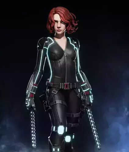 Black Widow 3D Print 3D print model