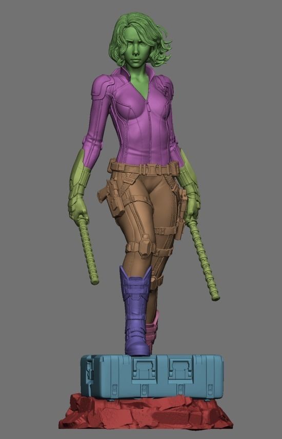 Black Widow 3D Print 3D print model_6