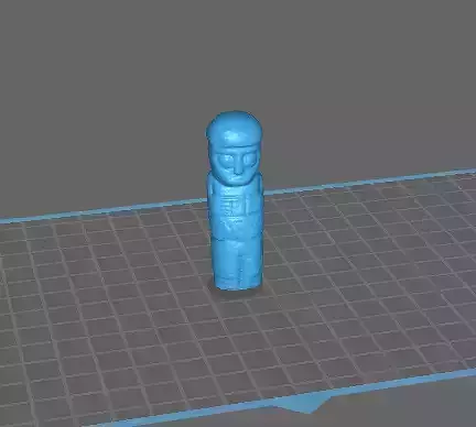 Tiwanaku or Aztec personal religious artifact 3D print model