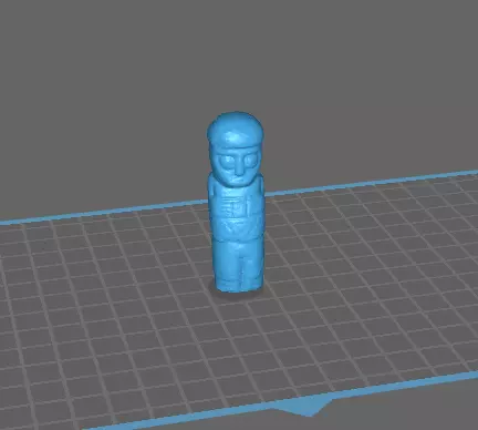 Tiwanaku or Aztec personal religious artifact 3D print model_0