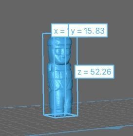 Tiwanaku or Aztec personal religious artifact 3D print model_1