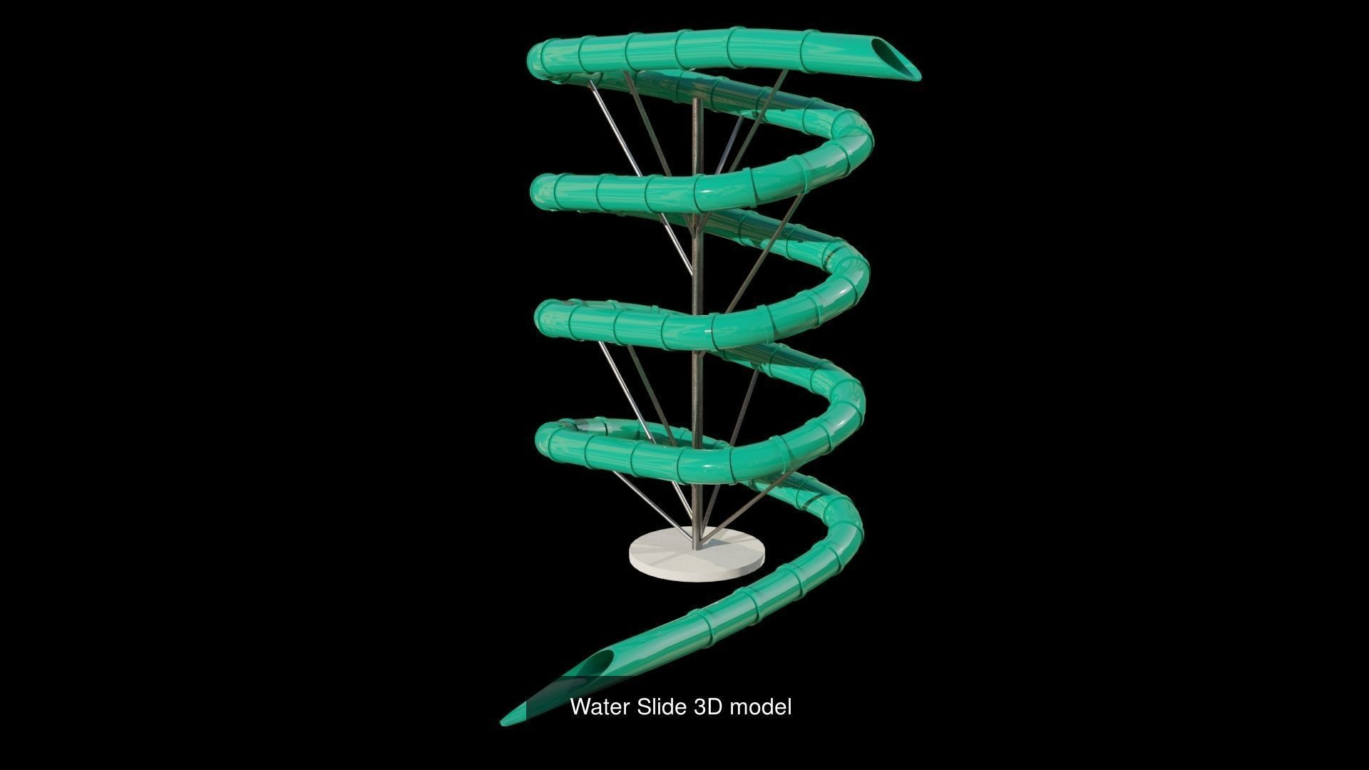 9 Water Slide 3D models 3D Model Collection_4