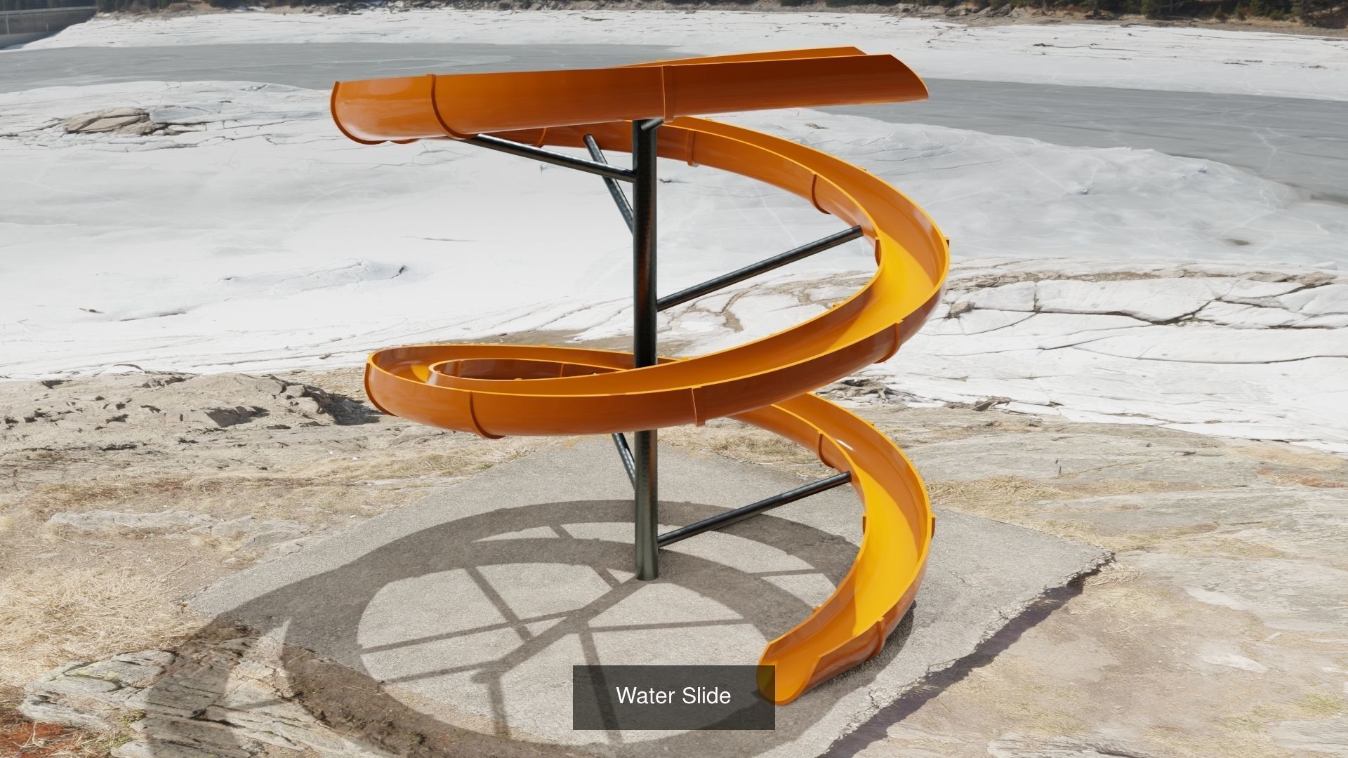 9 Water Slide 3D models 3D Model Collection_10