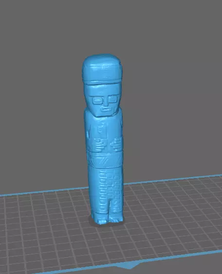 Tiwanaku personal statue 3D print model_0