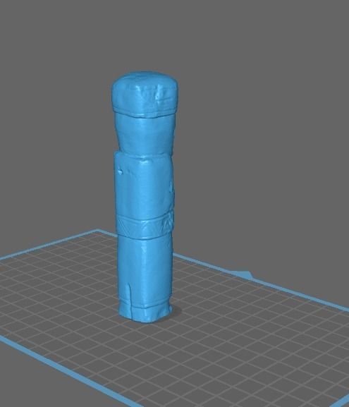 Tiwanaku personal statue 3D print model_2