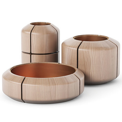  Composition bowl Vases 3D model
