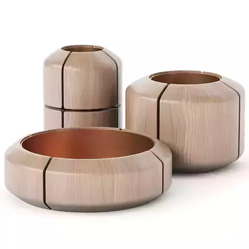  Composition bowl Vases 3D model