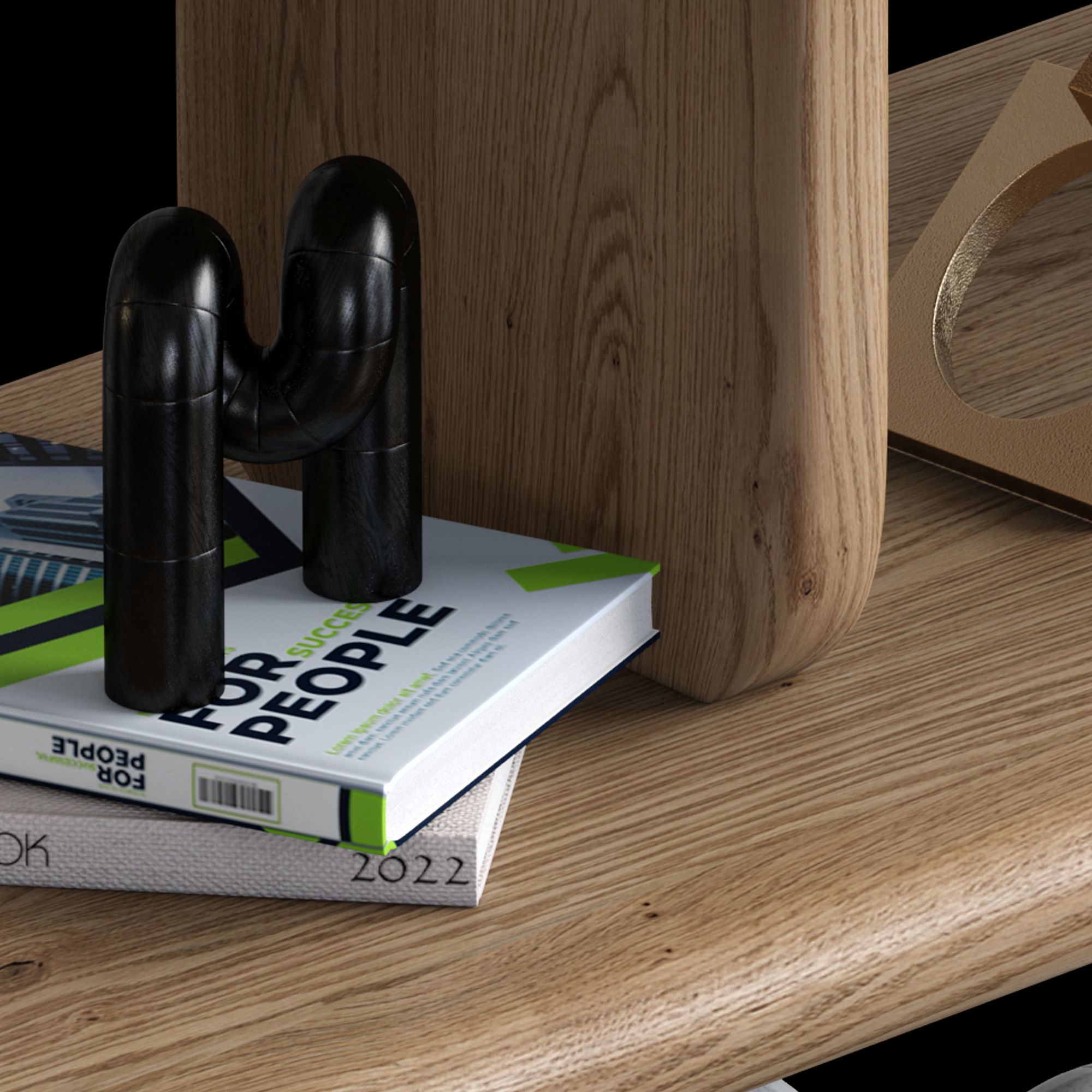 Shelving unit Nera 3D model_6