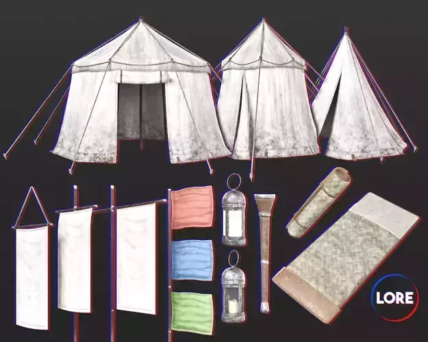 Medieval Collection Common Campsite 