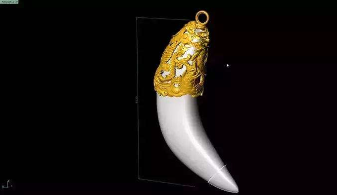 Dragon fangs 3D print model