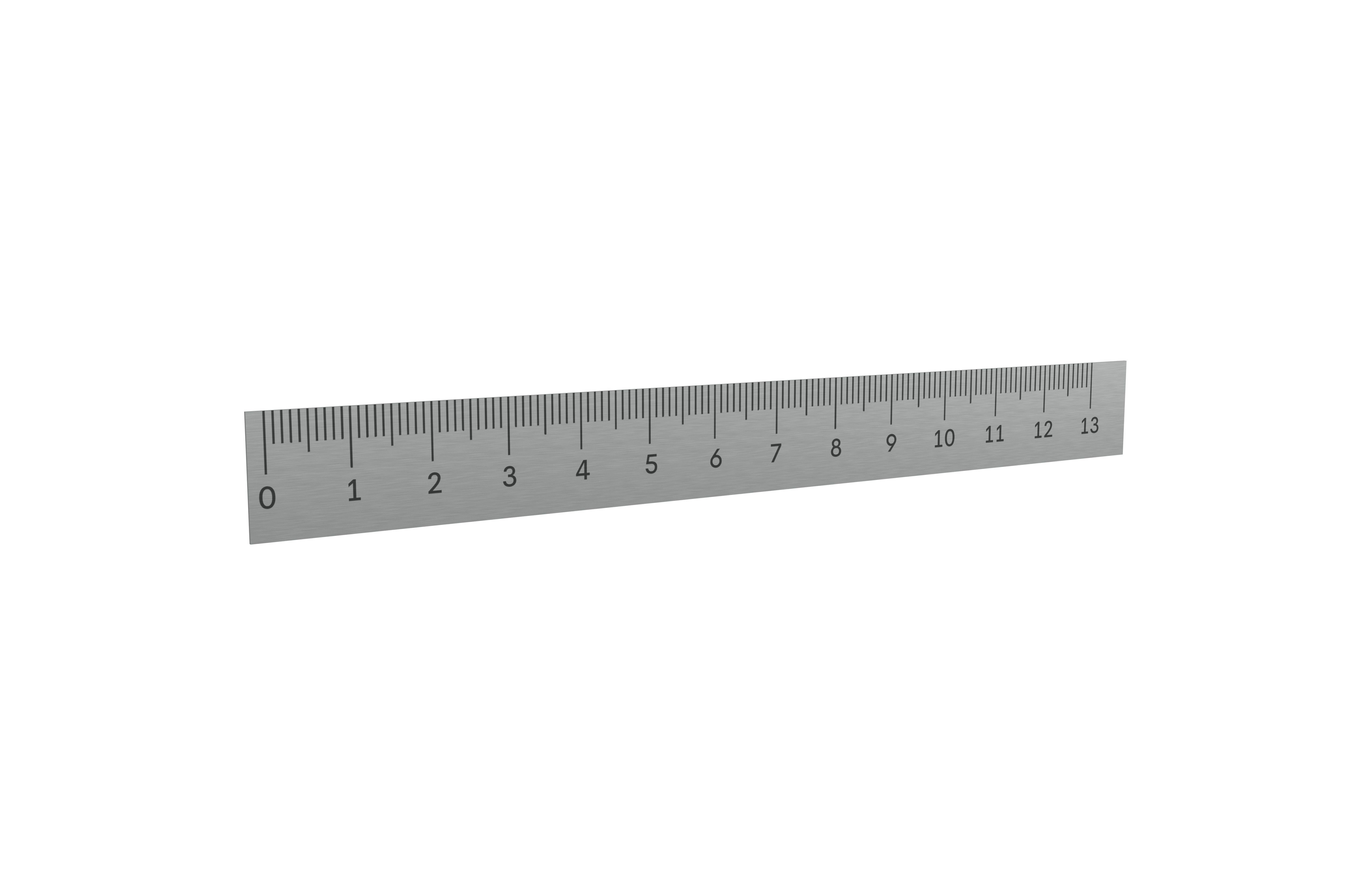 Ruler V1 001 Low-poly 3D model_3