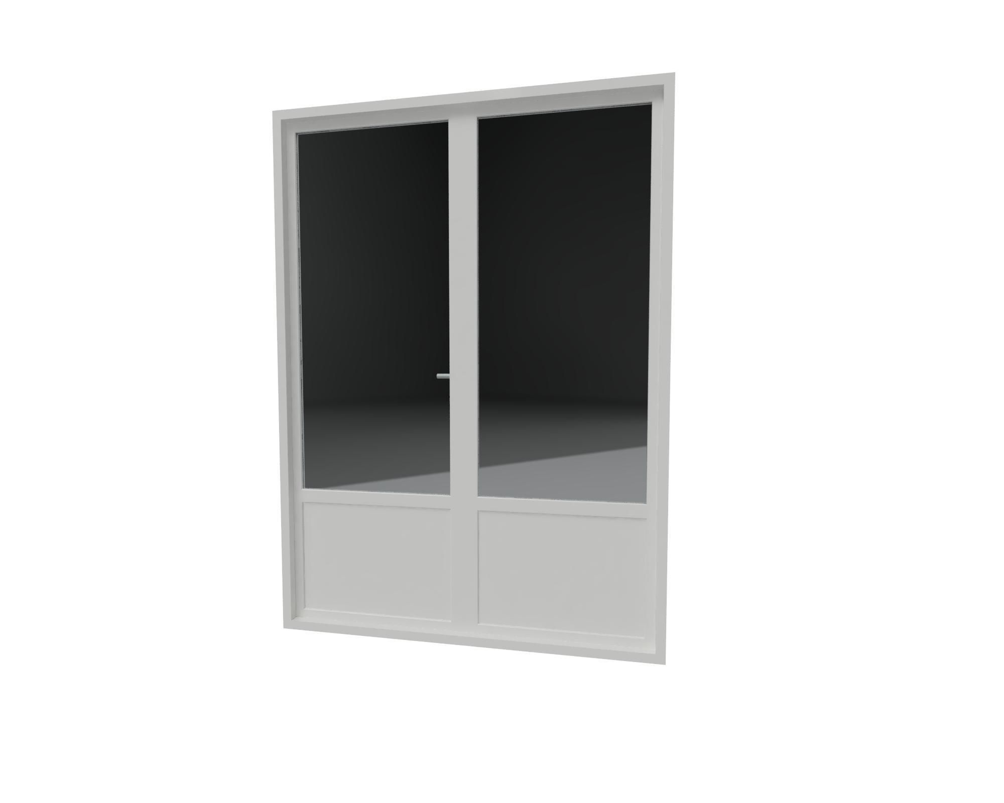 Door window 3D model_3