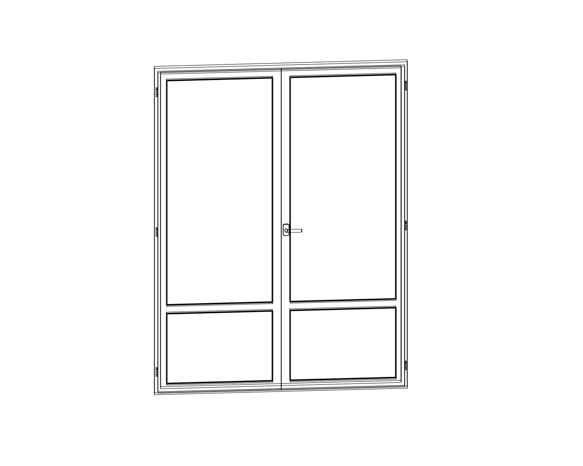 Door window 3D model_8