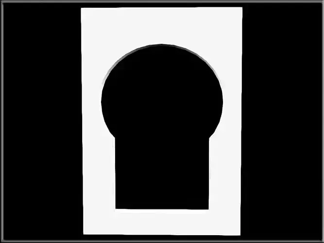 Horseshoe Arch 04 Low-poly 3D model
