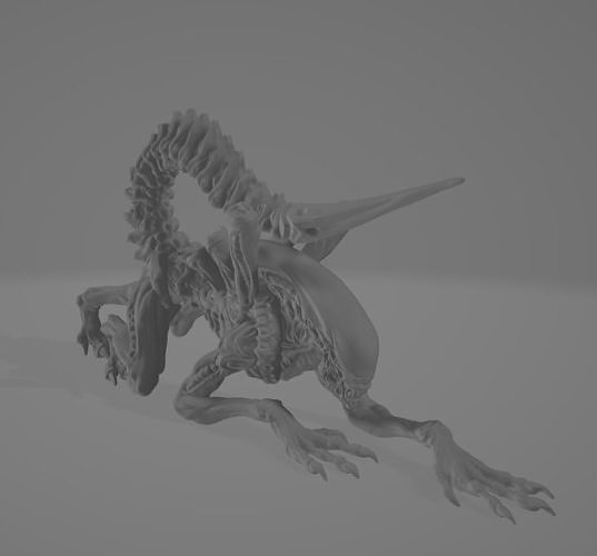Alien Model  3D print model