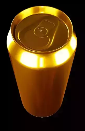 Gold tin can