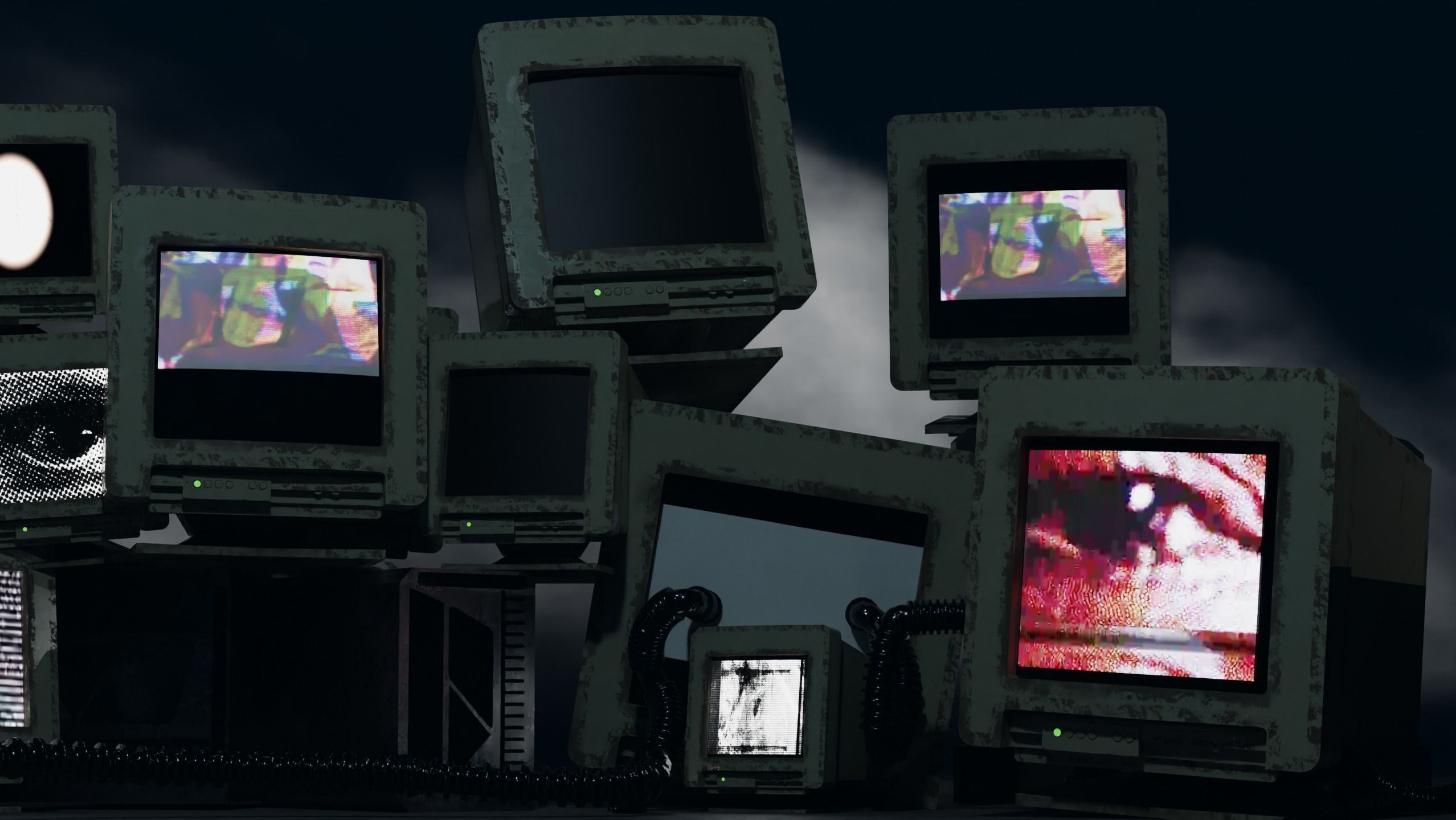 Lighting Scene Pack 4 3D Blend File Textured FBX OBJ MTL Files 3D model_26