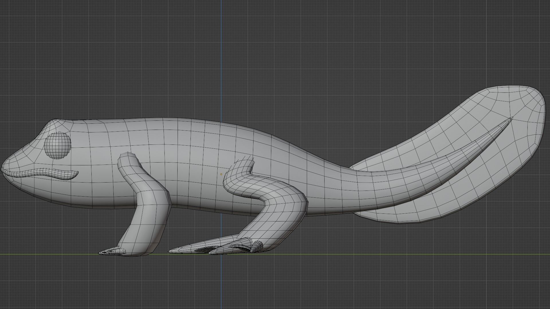 Cute Frog lv2 3D model_5