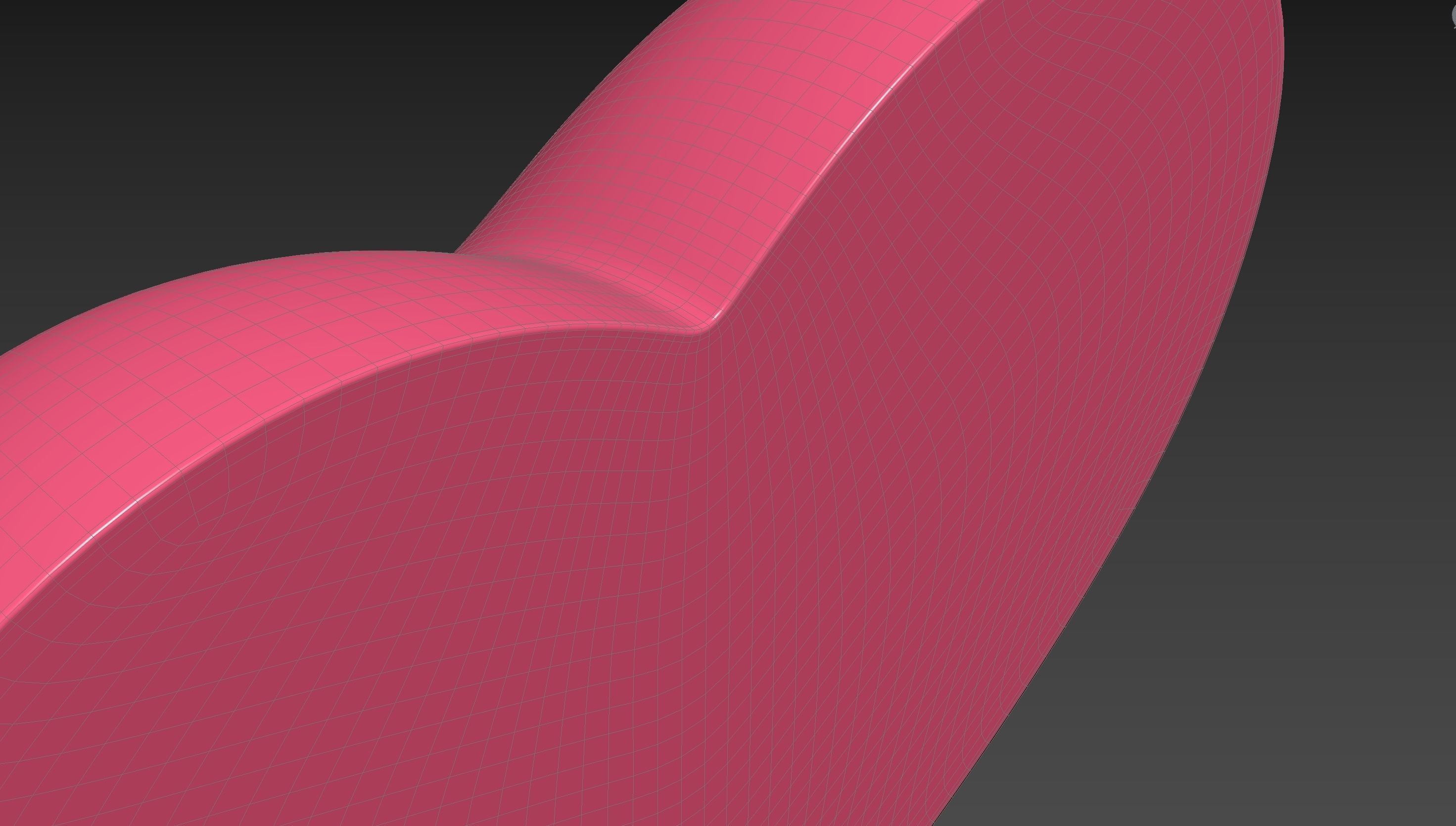 Half Heart 001 3D print model_19