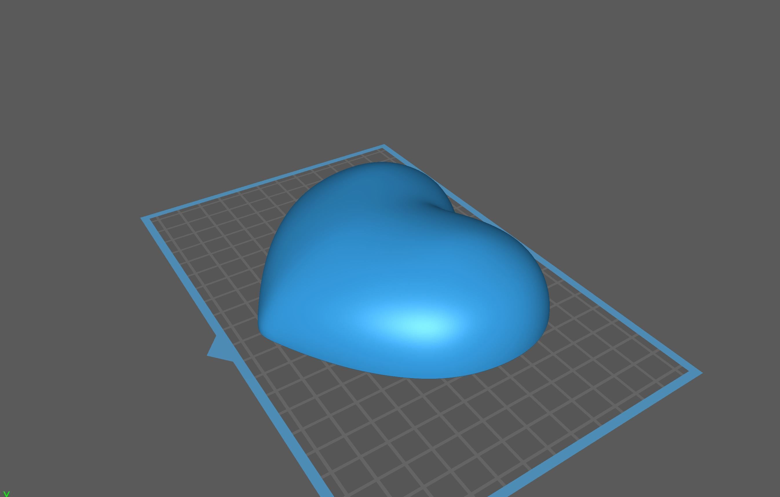 Half Heart 001 3D print model_29