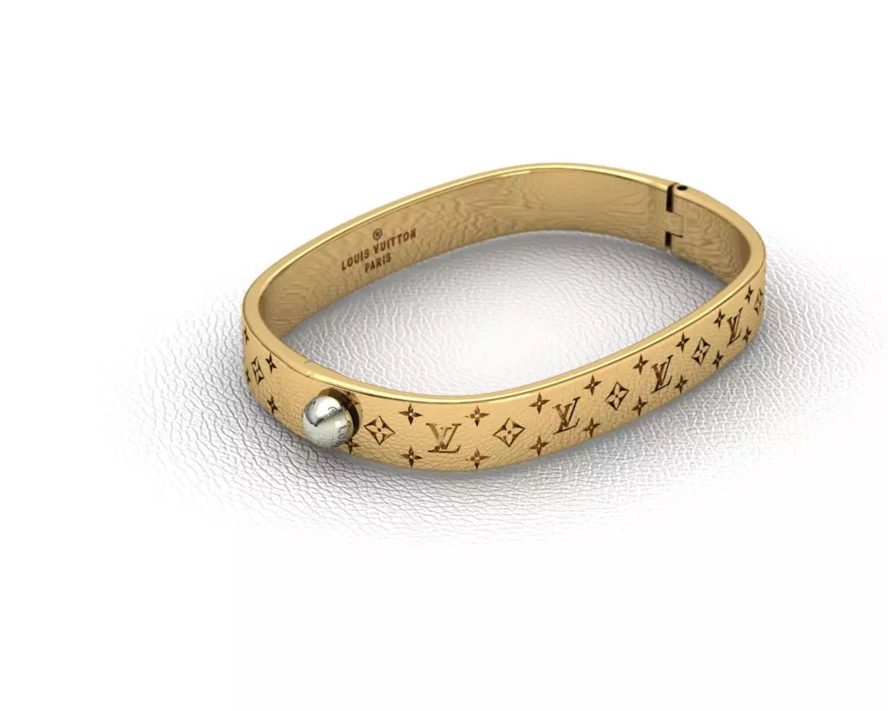 LV Bracelet 3D print model_0