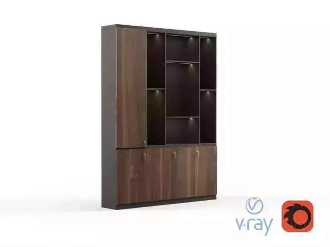 Modern Office High Cabinet File 2 For Director 