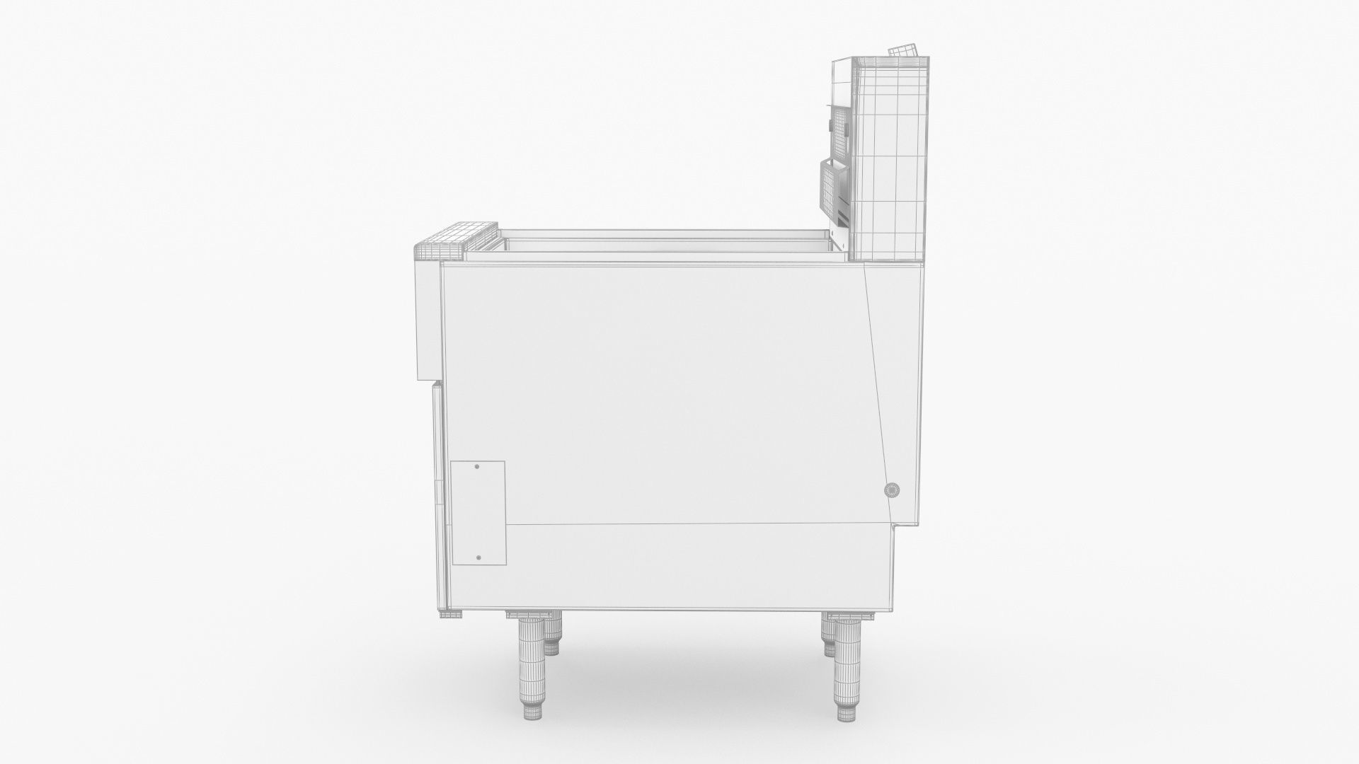 Anets Goldenfry Commercial Fryer AGG18 3D model_10