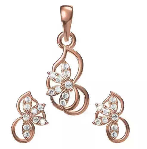 Women Earrings Pendant Set STL JCD Details