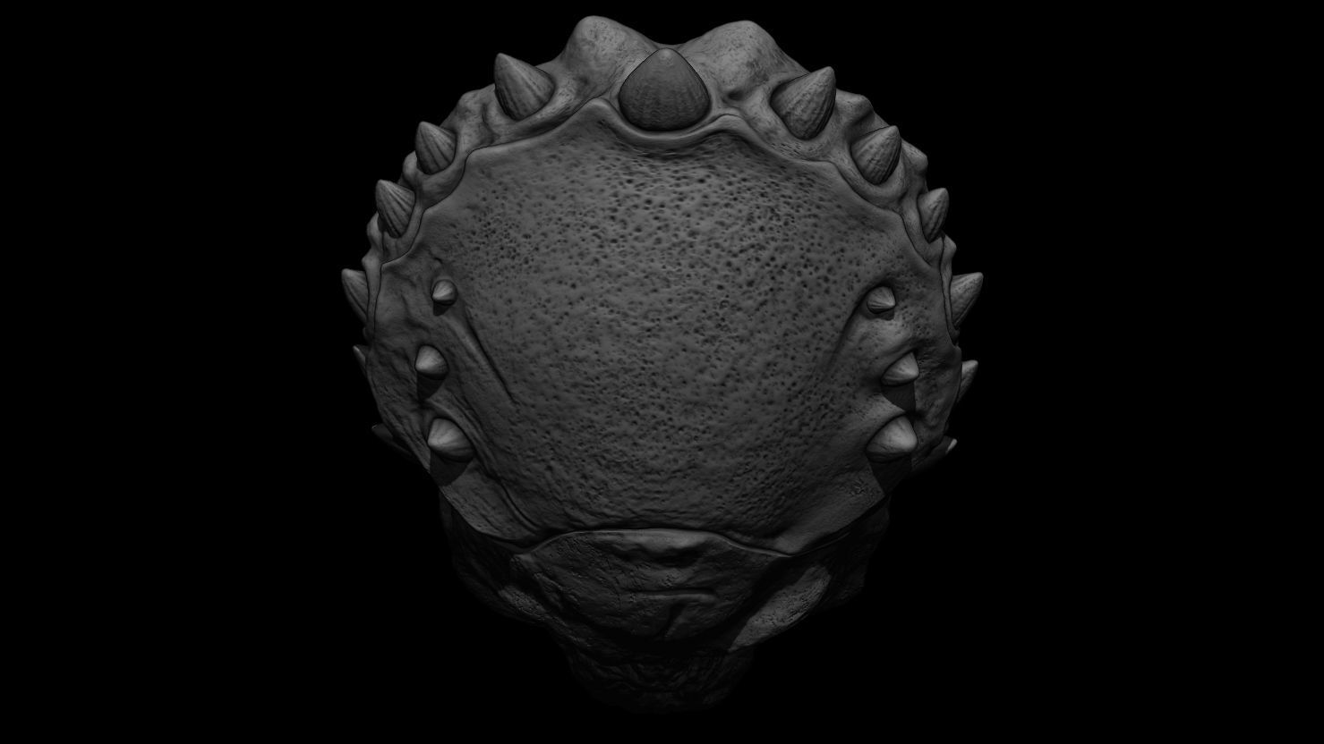 3D PRINTABLE SHAMAN PREDATOR BIOMASK AND SKULL AXE PREDATOR 2 3D print model_14