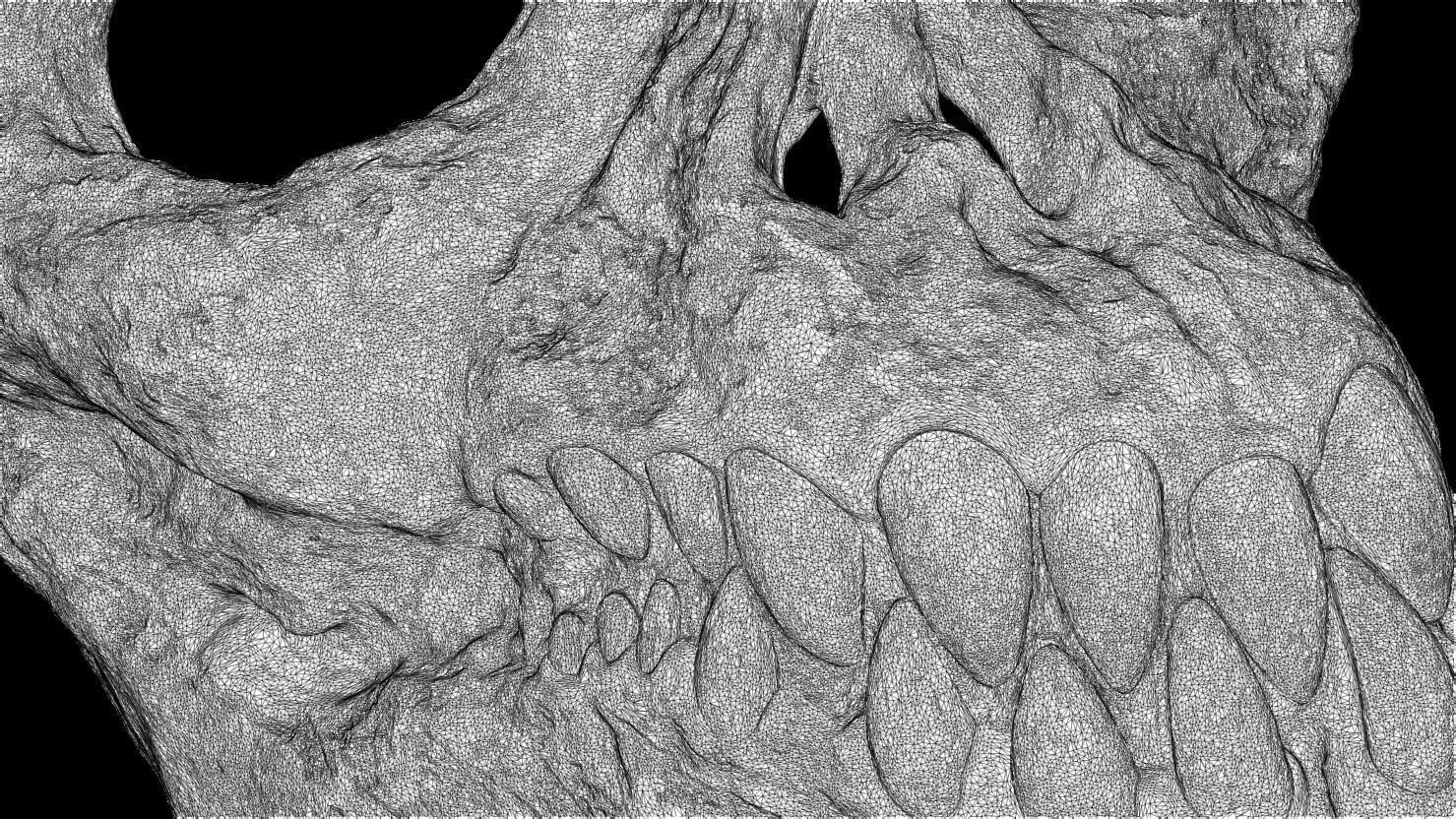 3D PRINTABLE SHAMAN PREDATOR BIOMASK AND SKULL AXE PREDATOR 2 3D print model_20