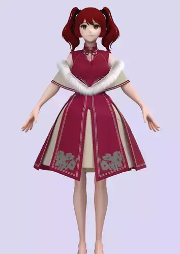 Lolita dress High poly