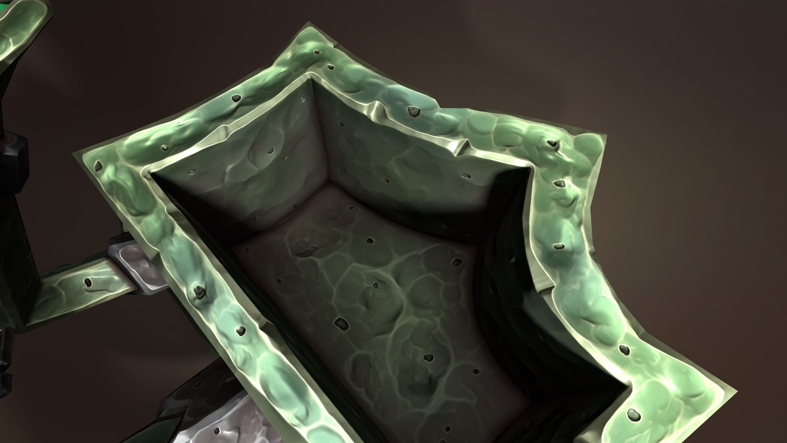 Undead water tank Low-poly 3D model_23