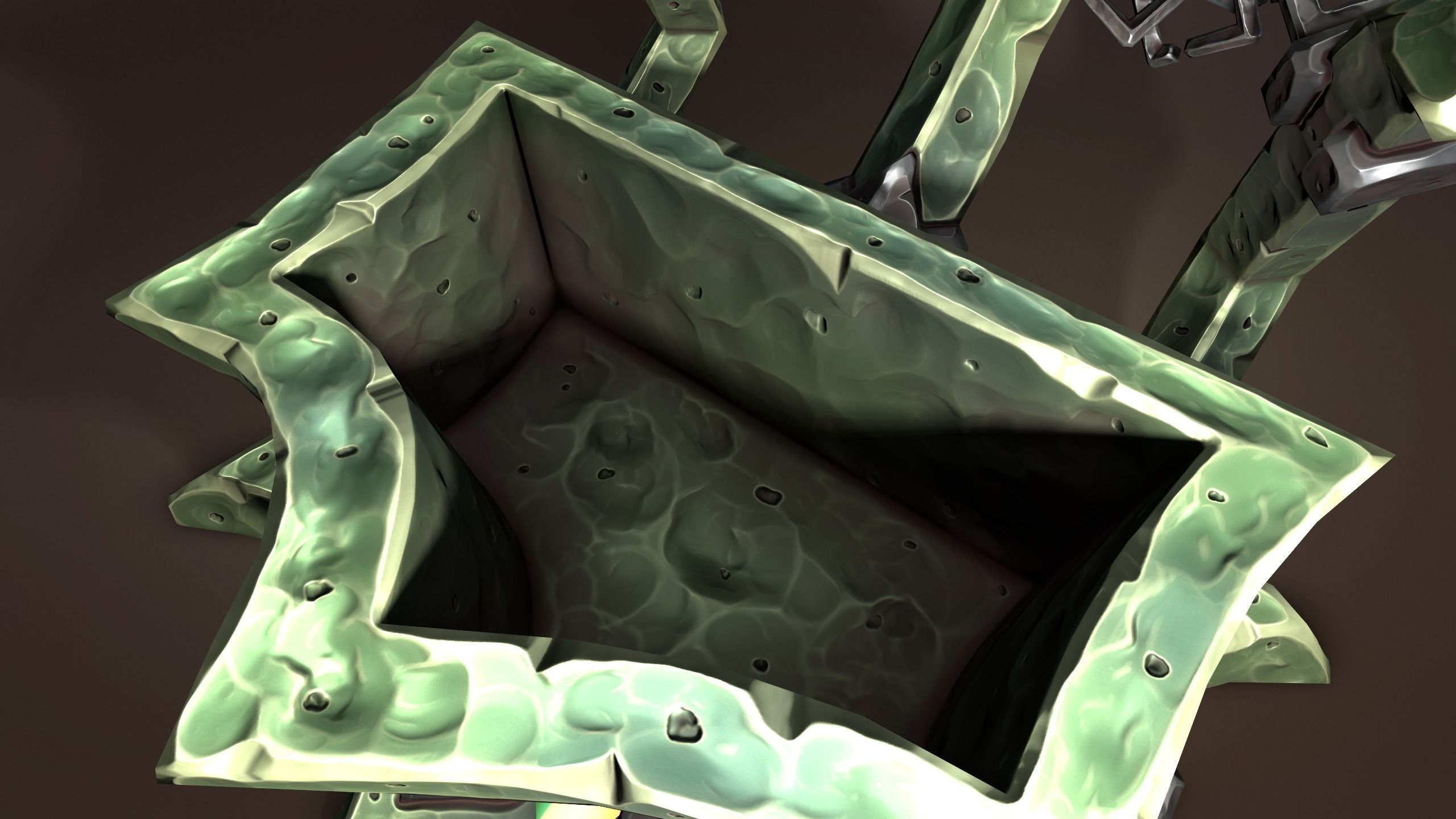 Undead water tank Low-poly 3D model_22