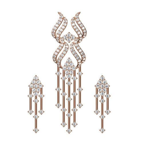 Women Earrings Pendant Set STL JCD Details 3D print model