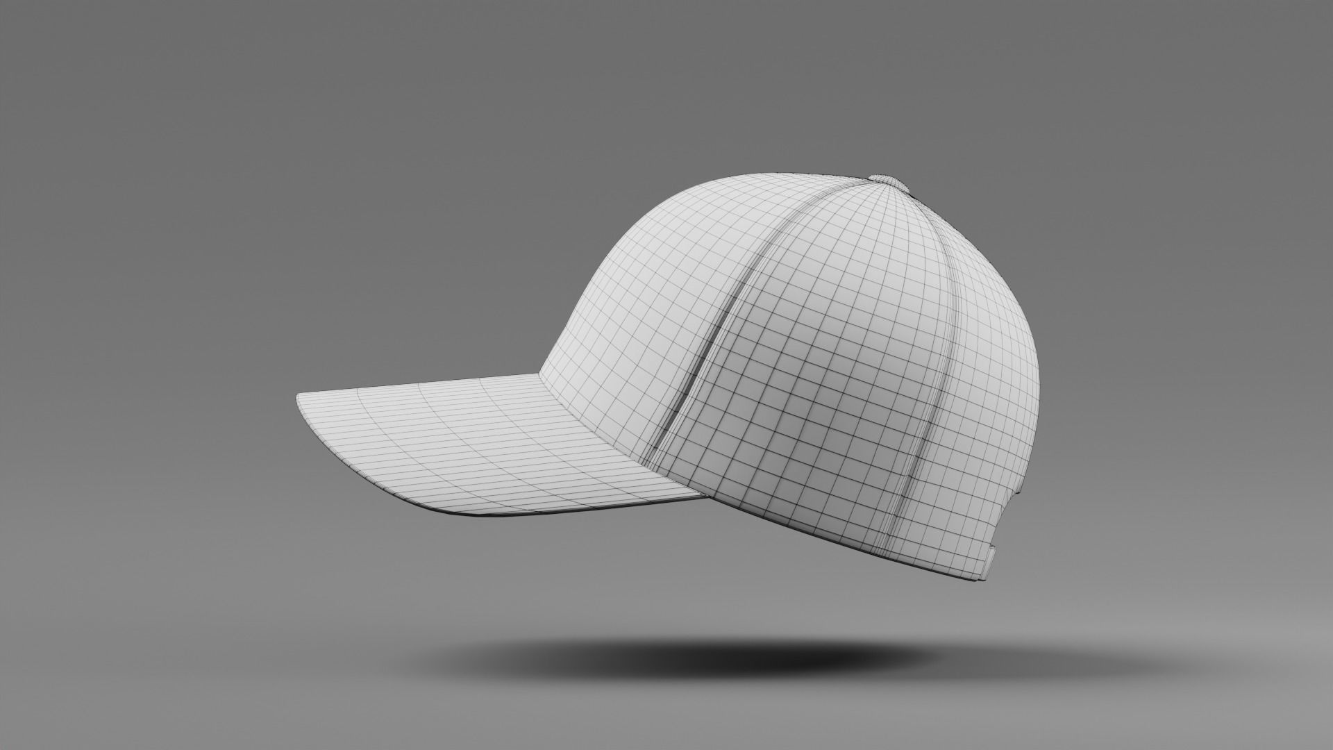 Cap - 04 Low-poly 3D model_3