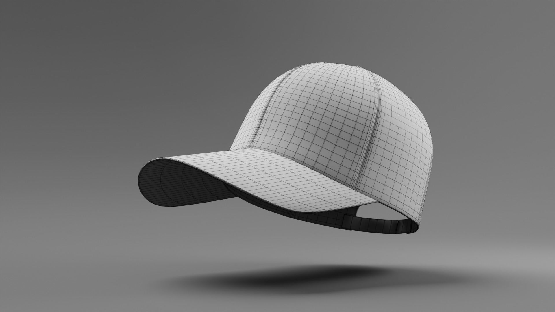 Cap - 04 Low-poly 3D model_1