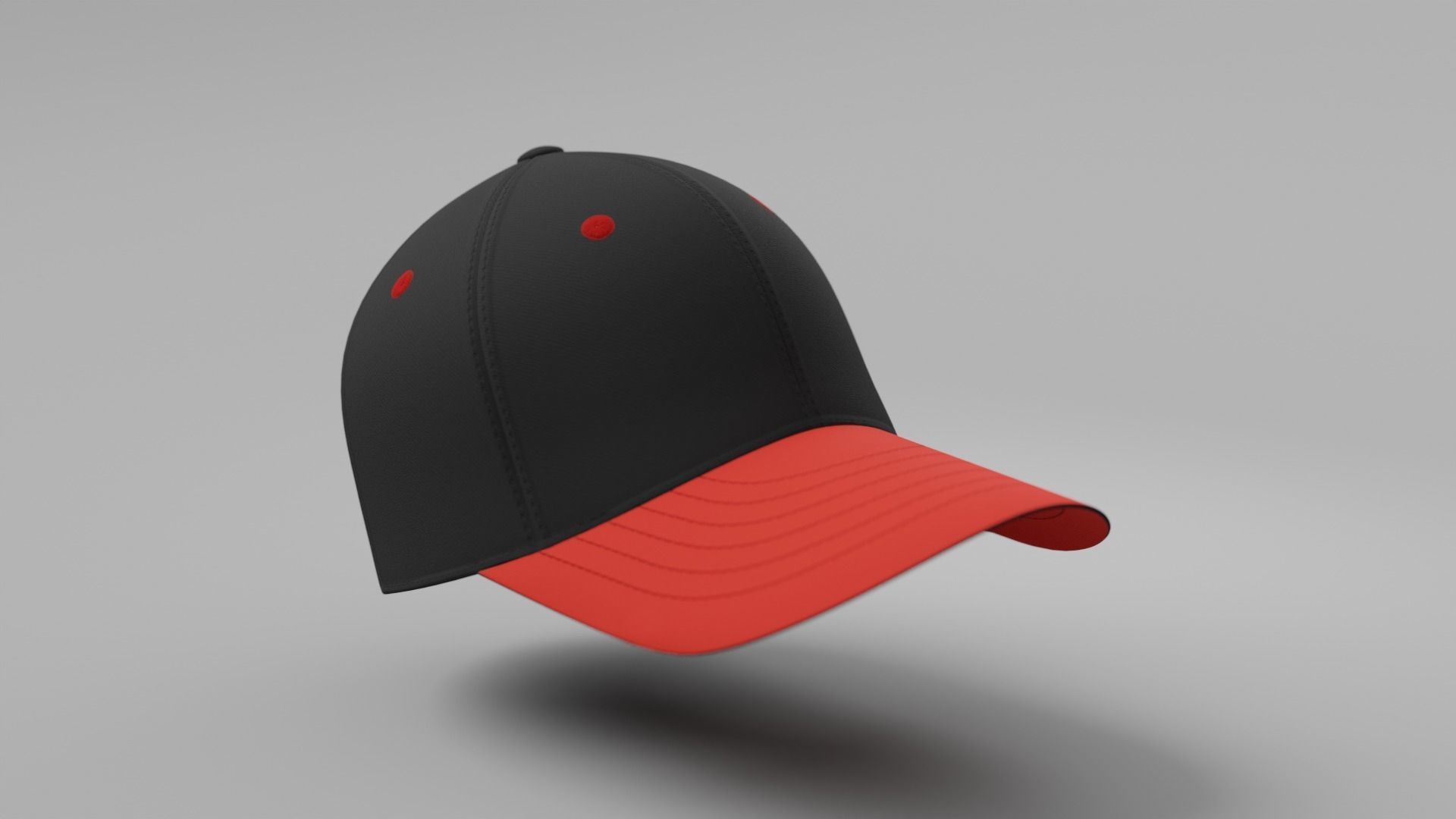 Cap - 04 Low-poly 3D model_4