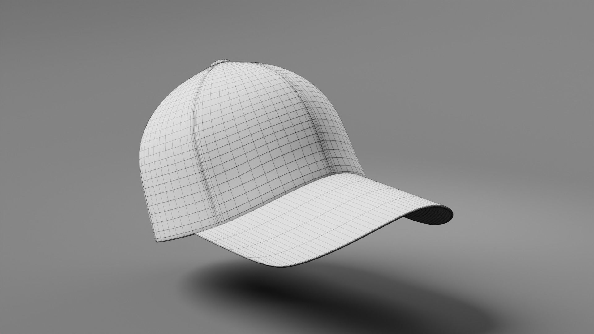 Cap - 04 Low-poly 3D model_5