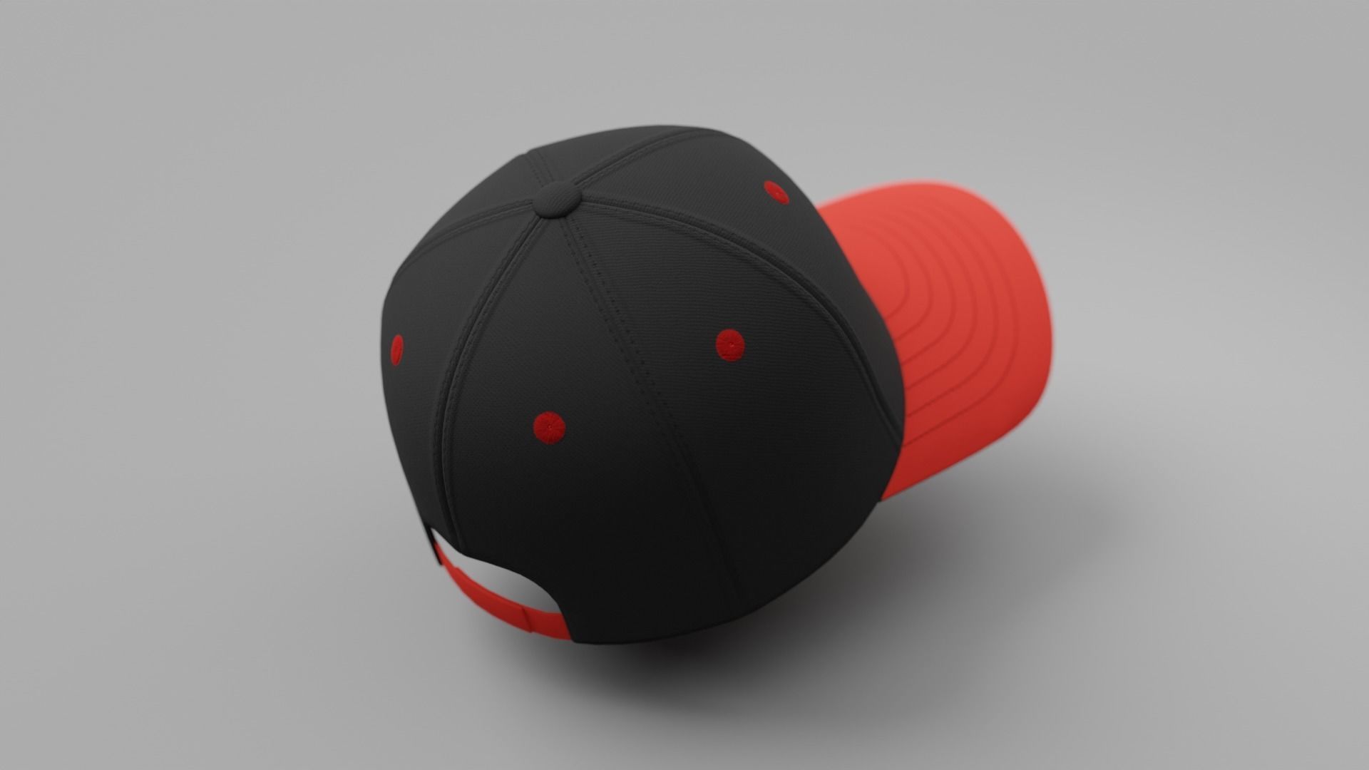 Cap - 04 Low-poly 3D model_6