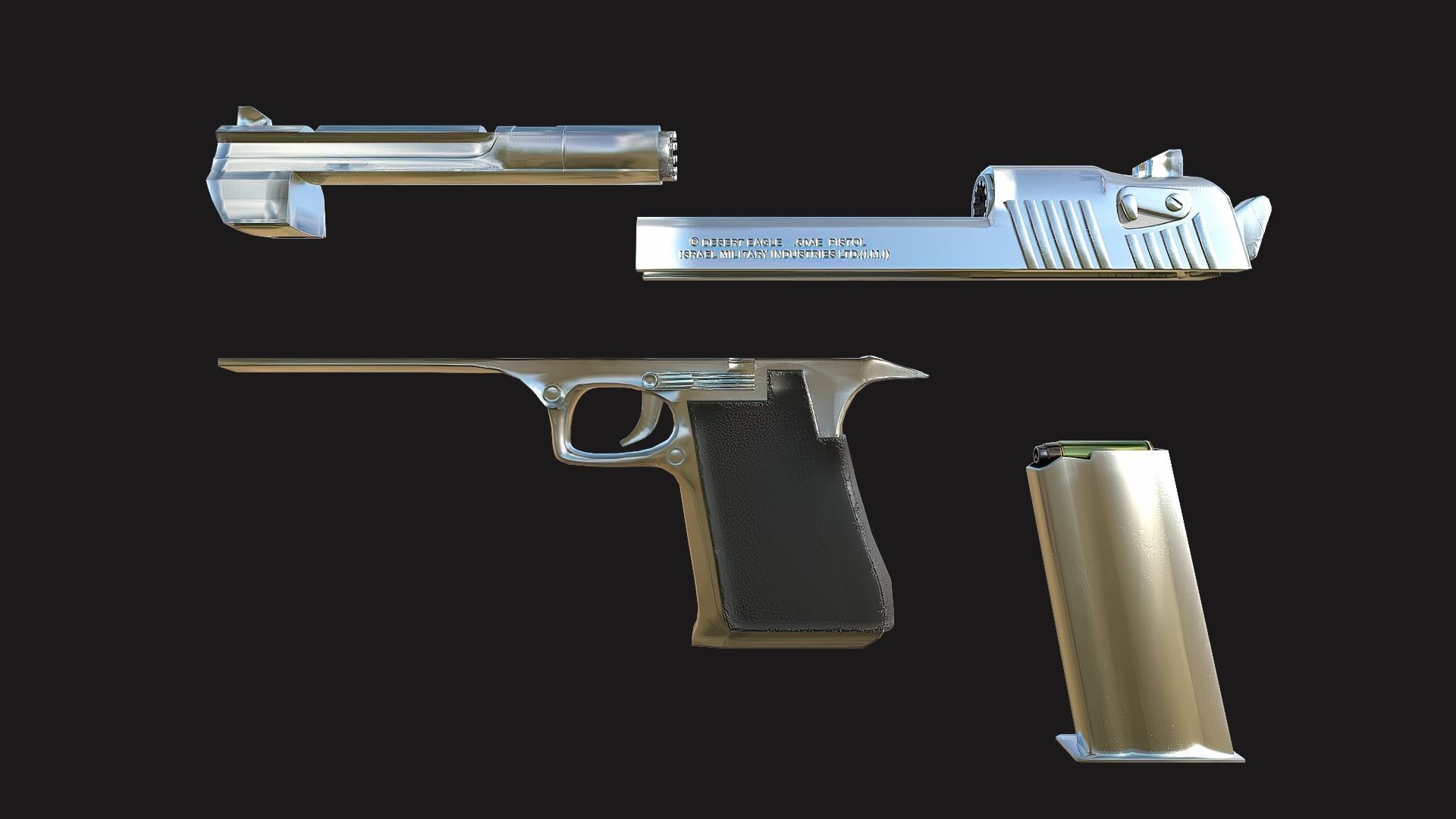 Desert Eagle free VR / AR / low-poly 3D model | CGTrader