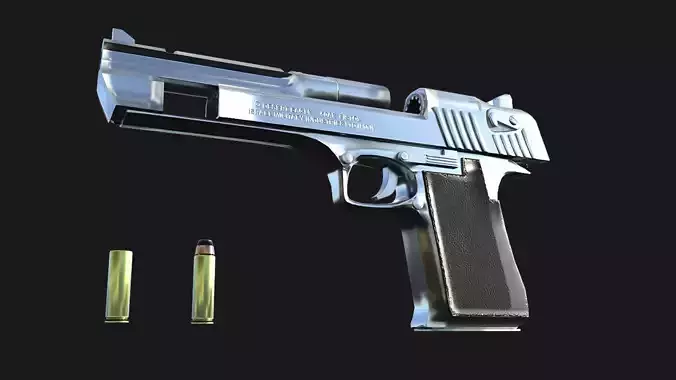Desert Eagle Free low-poly 3D model