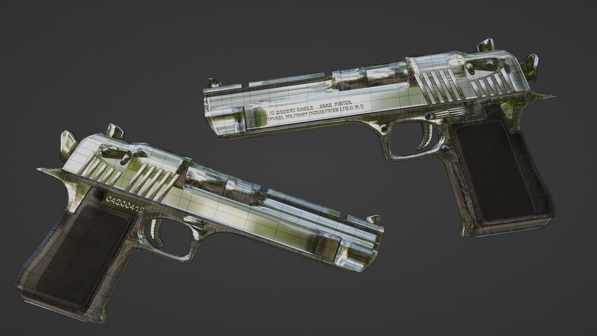 Desert Eagle free VR / AR / low-poly 3D model | CGTrader