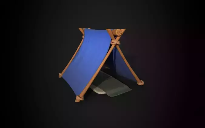 Camping Tent Stylised