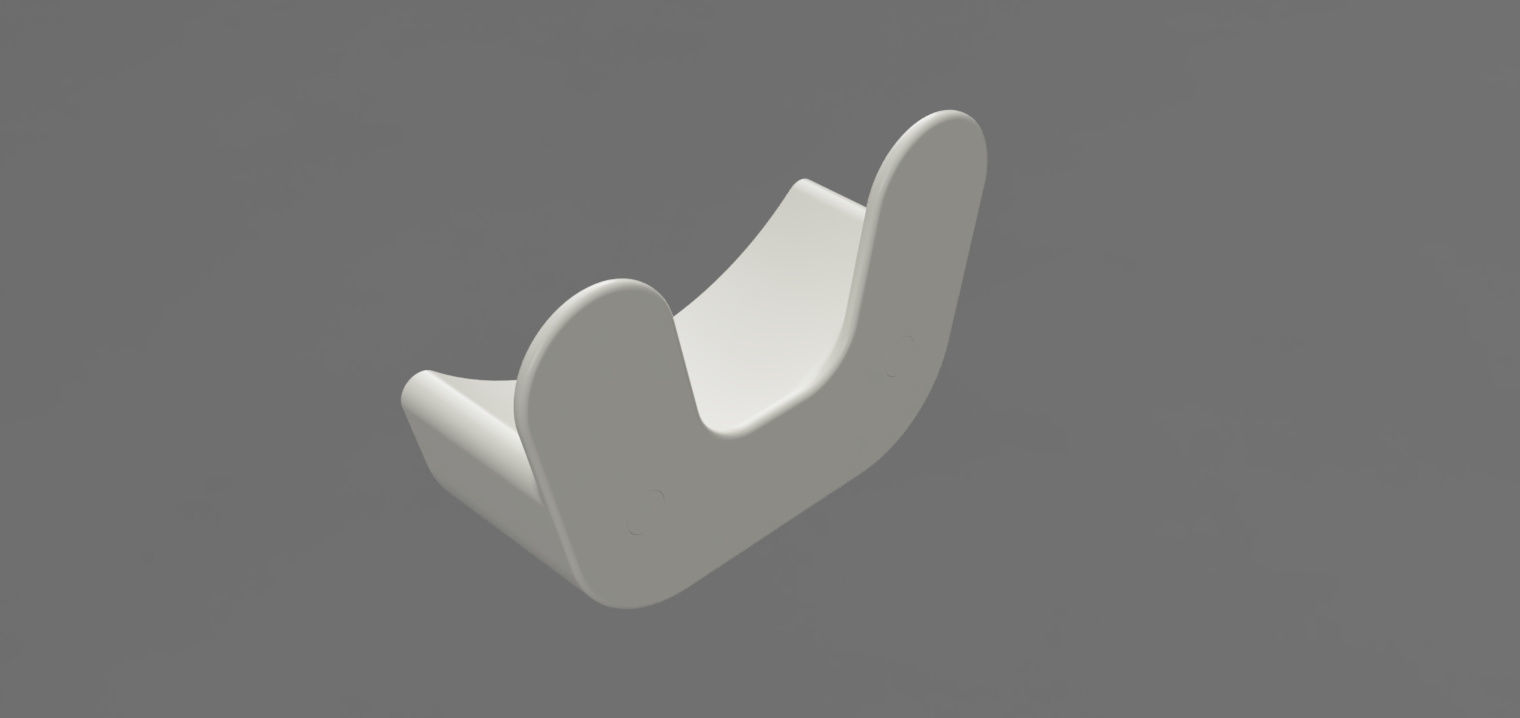 Holder for angle grinder fits to small and big grinders 3D print model_1