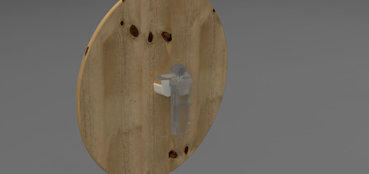 Holder for angle grinder fits to small and big grinders 3D print model_3