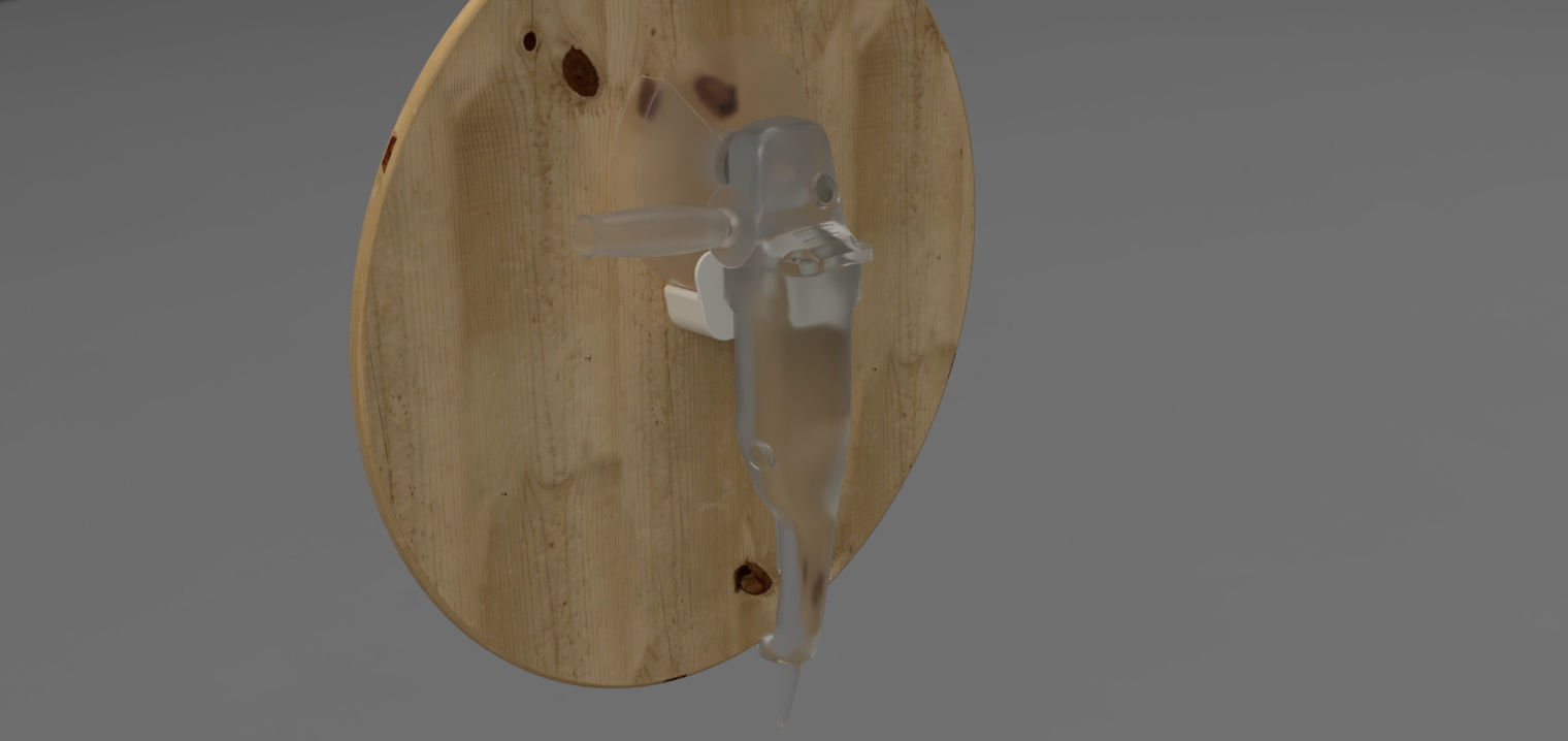 Holder for angle grinder fits to small and big grinders 3D print model_4